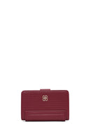 Women's Burgundy Wallet | Derimod