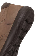 Male Beige Lace-up Thick-soled Nubuck Leather Boots | Derimod