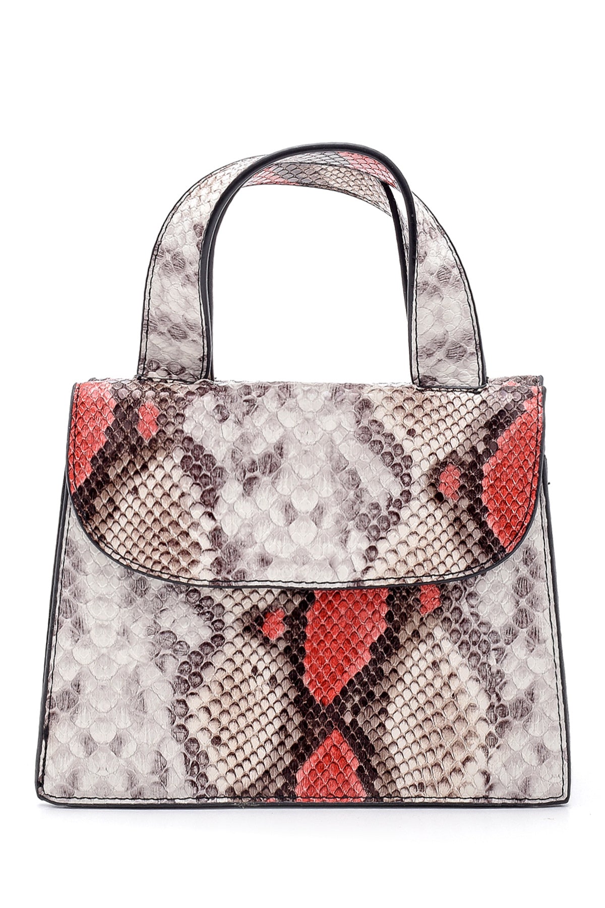 Women's Snakeskin Patterned Mini Shoulder Bag 20SBD221340 | Derimod