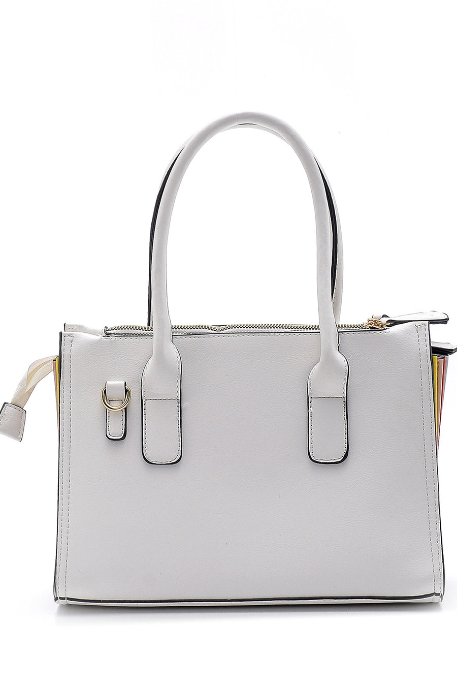 Women's Casual Shoulder Bag with Color Detail