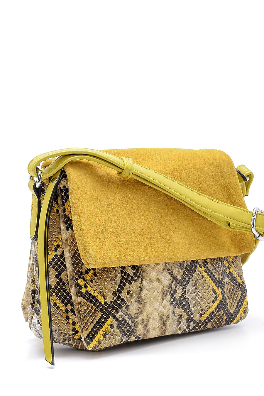 Women's Snakeskin Detailed Crossbody Bag