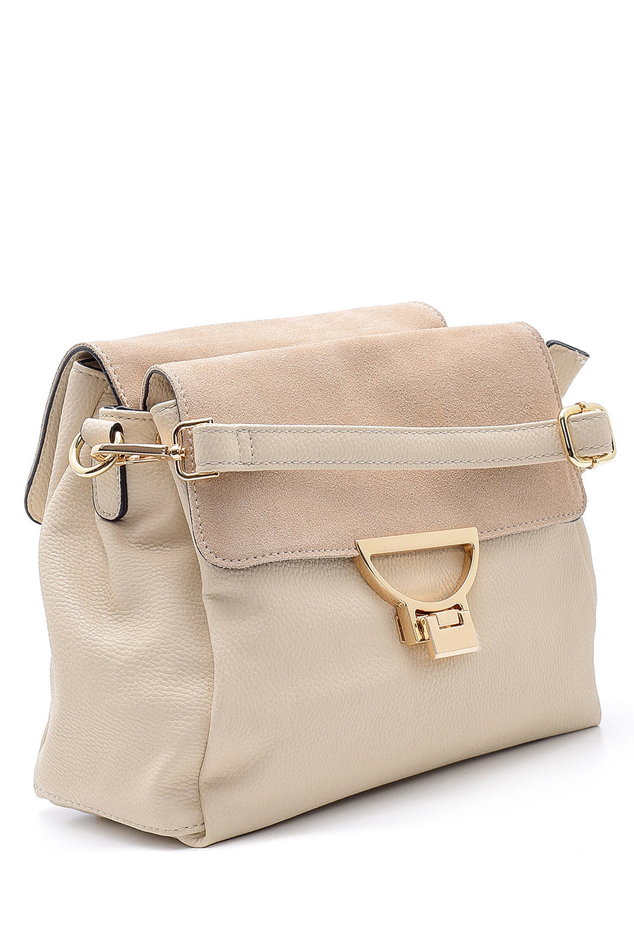 Women's Suede Detailed Shoulder Bag