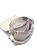 Women's Gray Synthetic Leather Shoulder Bag | Derimod