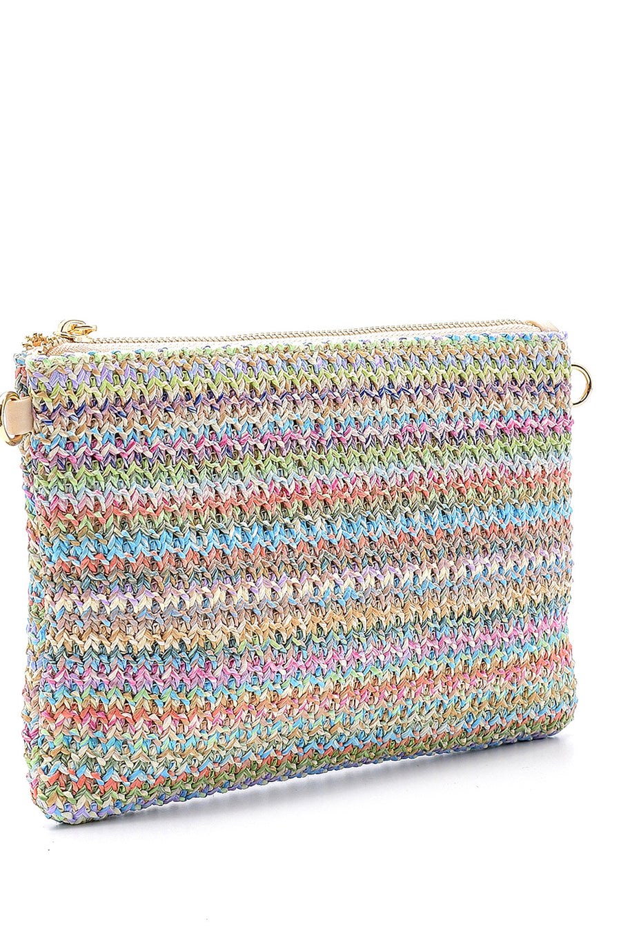 Women's Multicolor Faux Leather Portfolio
