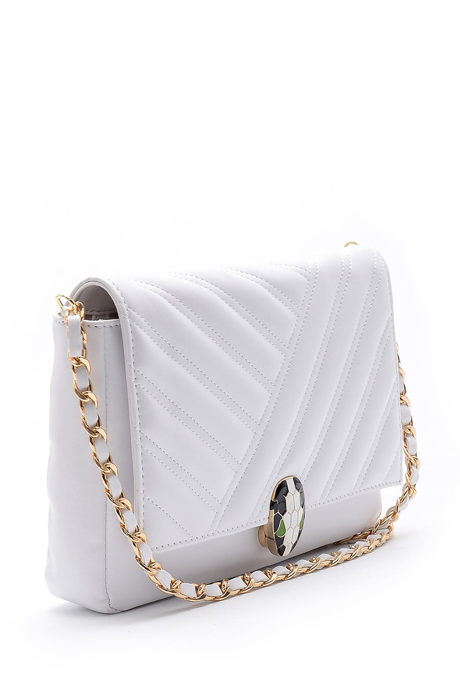 Women's Buckle Detailed Crossbody Bag