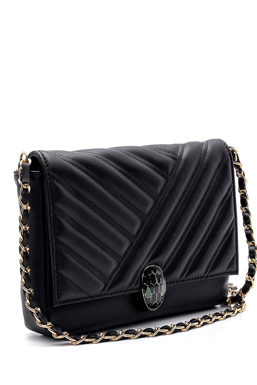 Women's Buckle Detailed Crossbody Bag