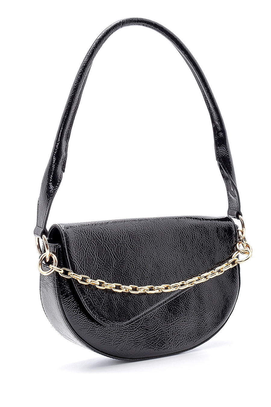 Women's Snakeskin Pattern Detailed Shoulder Bag
