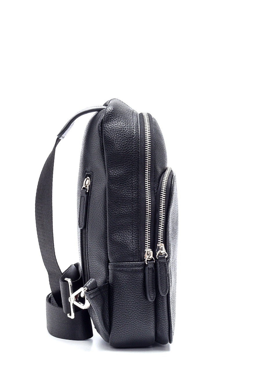 Men's Black Crossbody Bag