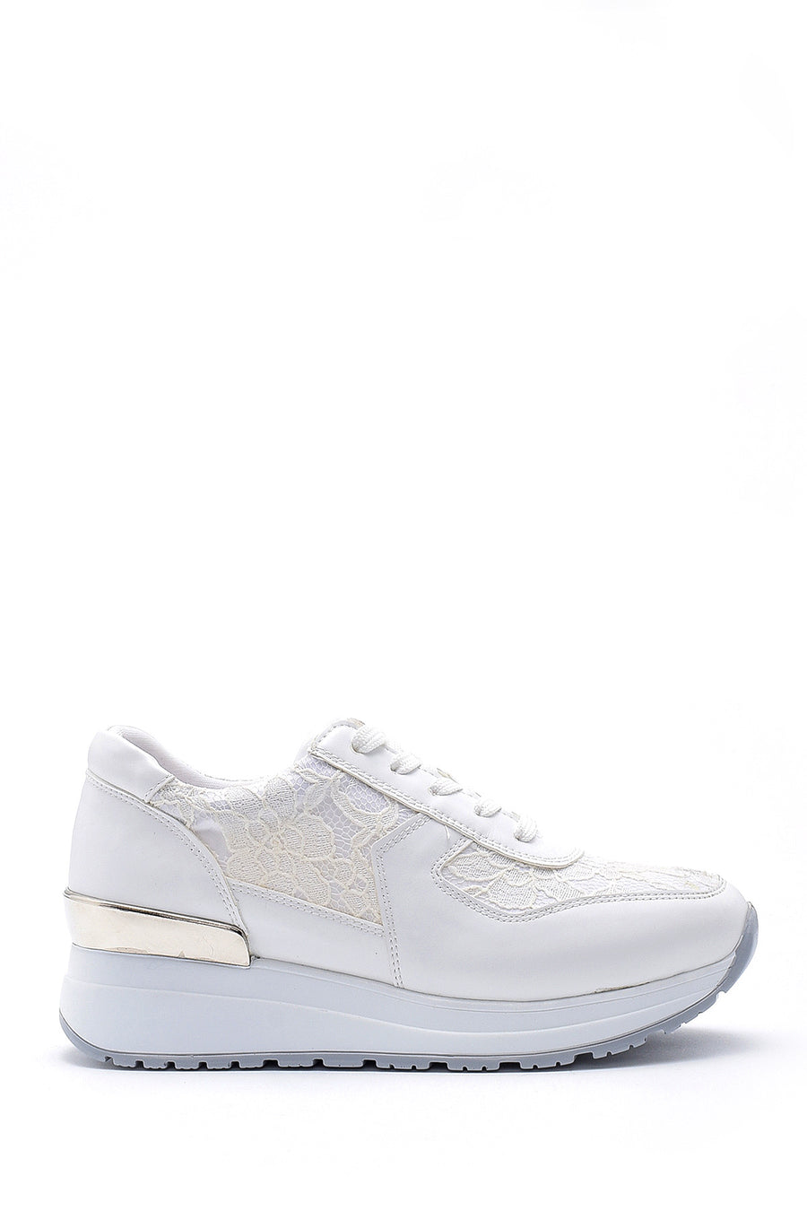 Women's Sneaker with Embroidered Detail 20SFE123214 | Derimod