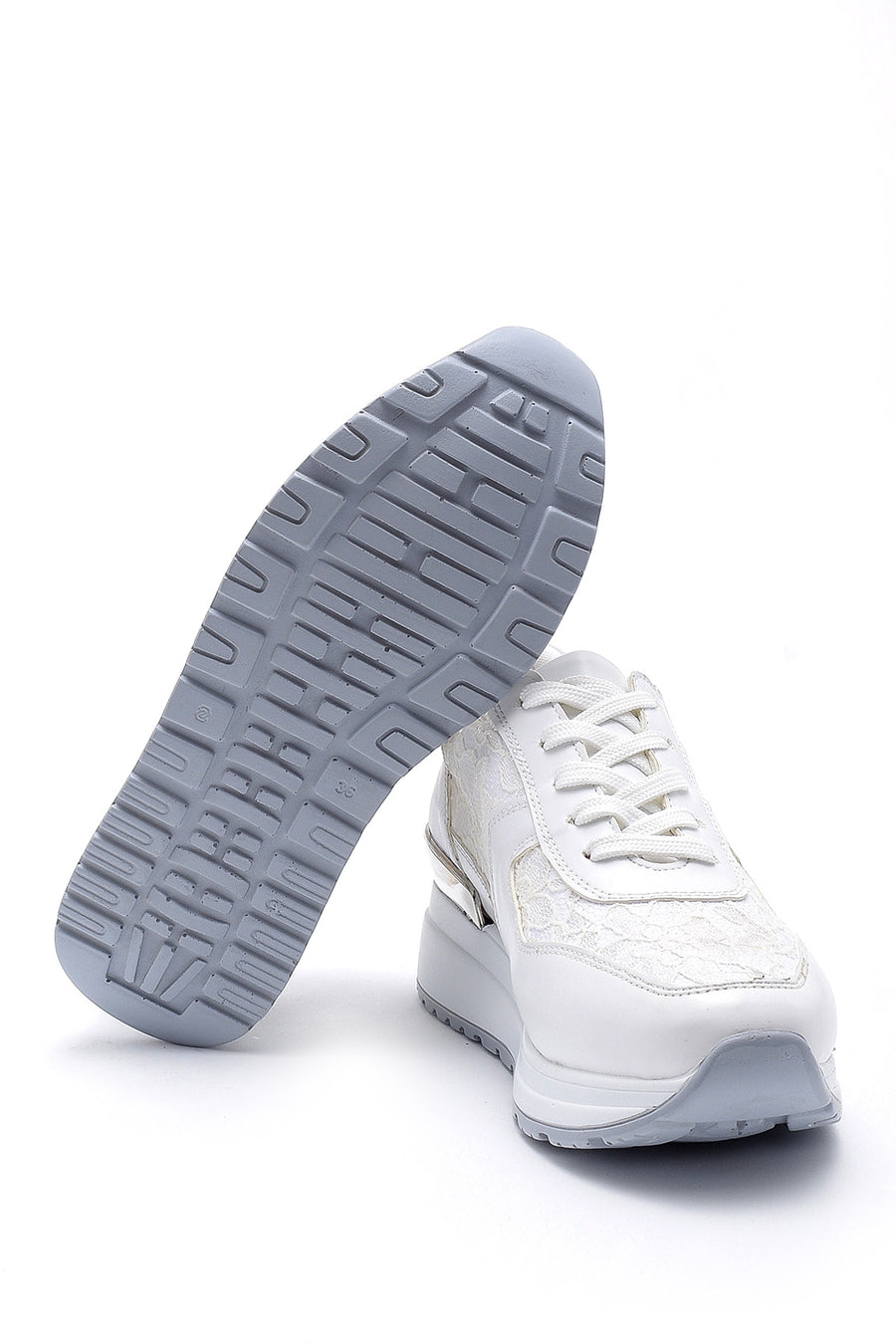Women's Sneaker with Embroidered Detail