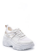 Women's High-Sole Sneaker | Derimod