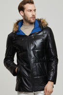Rooney Men's Leather Jacket | Derimod
