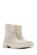 Women's Beige Thick Soled Casual Boots | Derimod