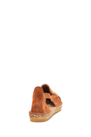 Women's Leather Suede Espadrilles | Derimod
