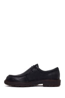 Male Black Lace-up Leather Casual Shoes | Derimod