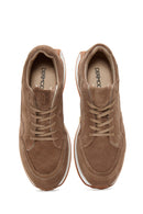 Men's Leather Suede Sneaker | Derimod