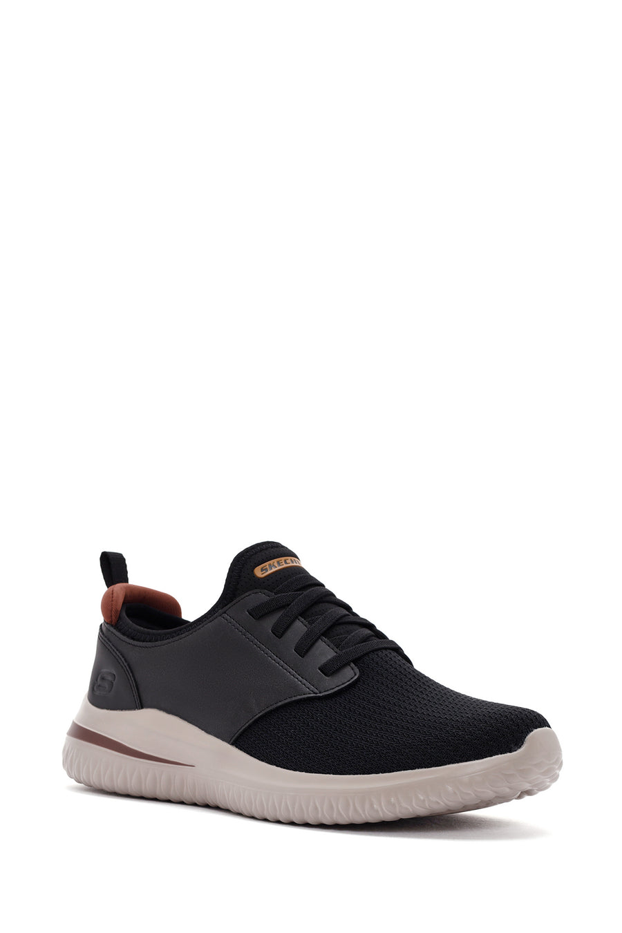 Skechers Men's Black Delson 3.0 Sneaker