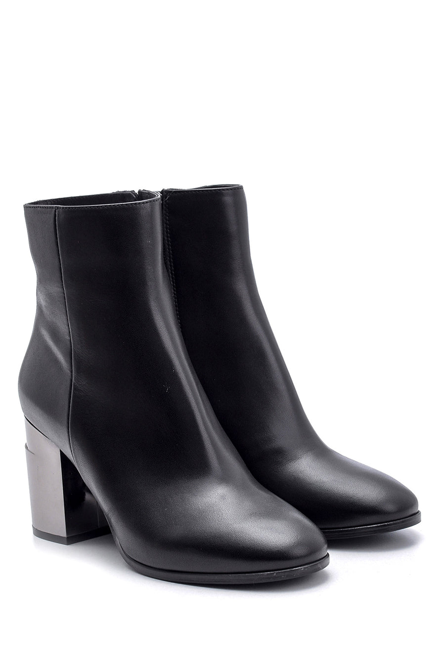 Women's Leather Heeled Boots