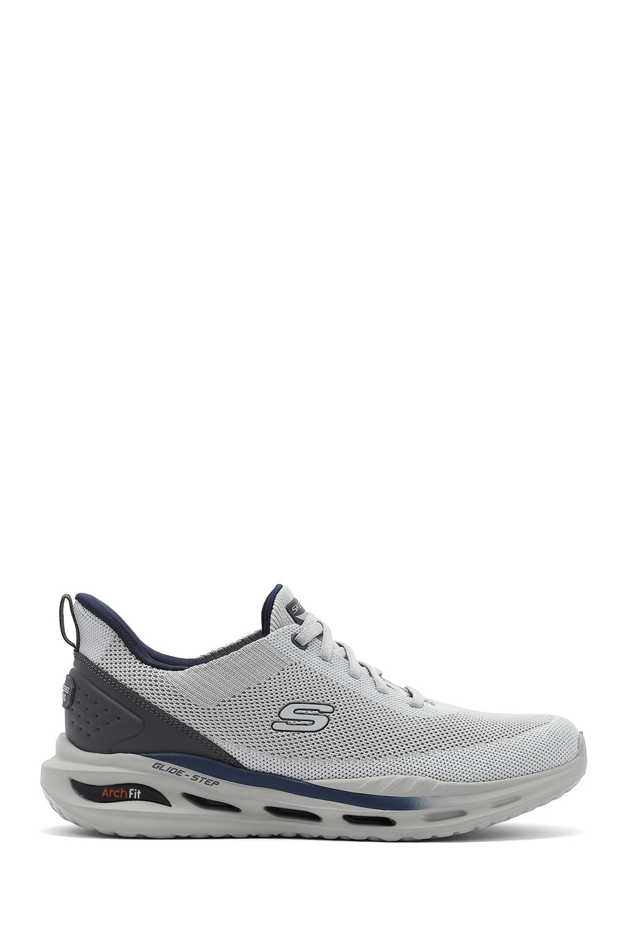 Skechers Erkek Gri Arch Fit Orvan - Kincade Bağcıklı Kalın Tabanlı Sneaker 210994 LTGY | Derimod