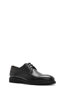 Men's Black Laced Leather Classic Shoes | Derimod