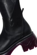 Women's Black Thick Soled Boots | Derimod