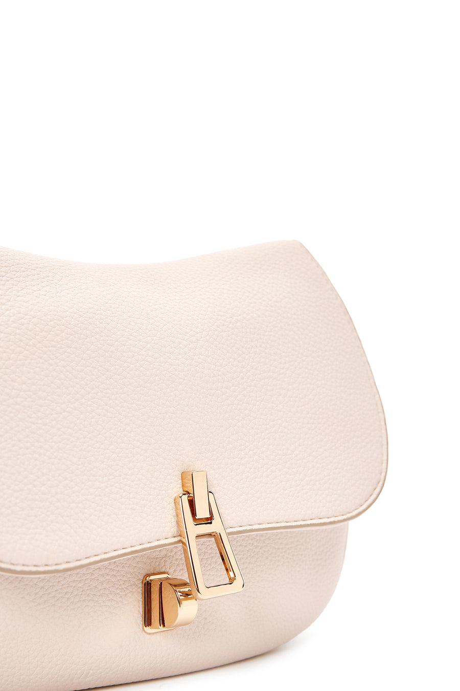 Women's Cream Long Strap Shoulder Bag