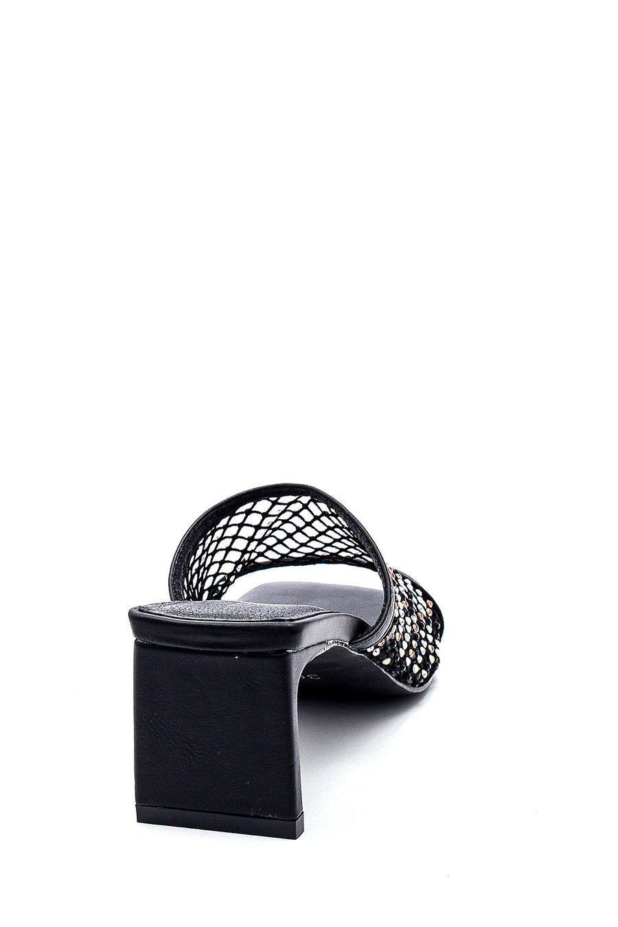 Women's Stone Detailed Heeled Slippers