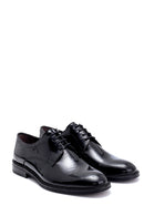 Men's Leather Patent Leather Classic Shoes | Derimod