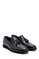 Men's Leather Tassel Detailed Loafer | Derimod