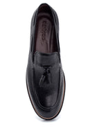 Men's Leather Tassel Detailed Loafer | Derimod