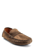 Men's Suede Leather Loafer | Derimod