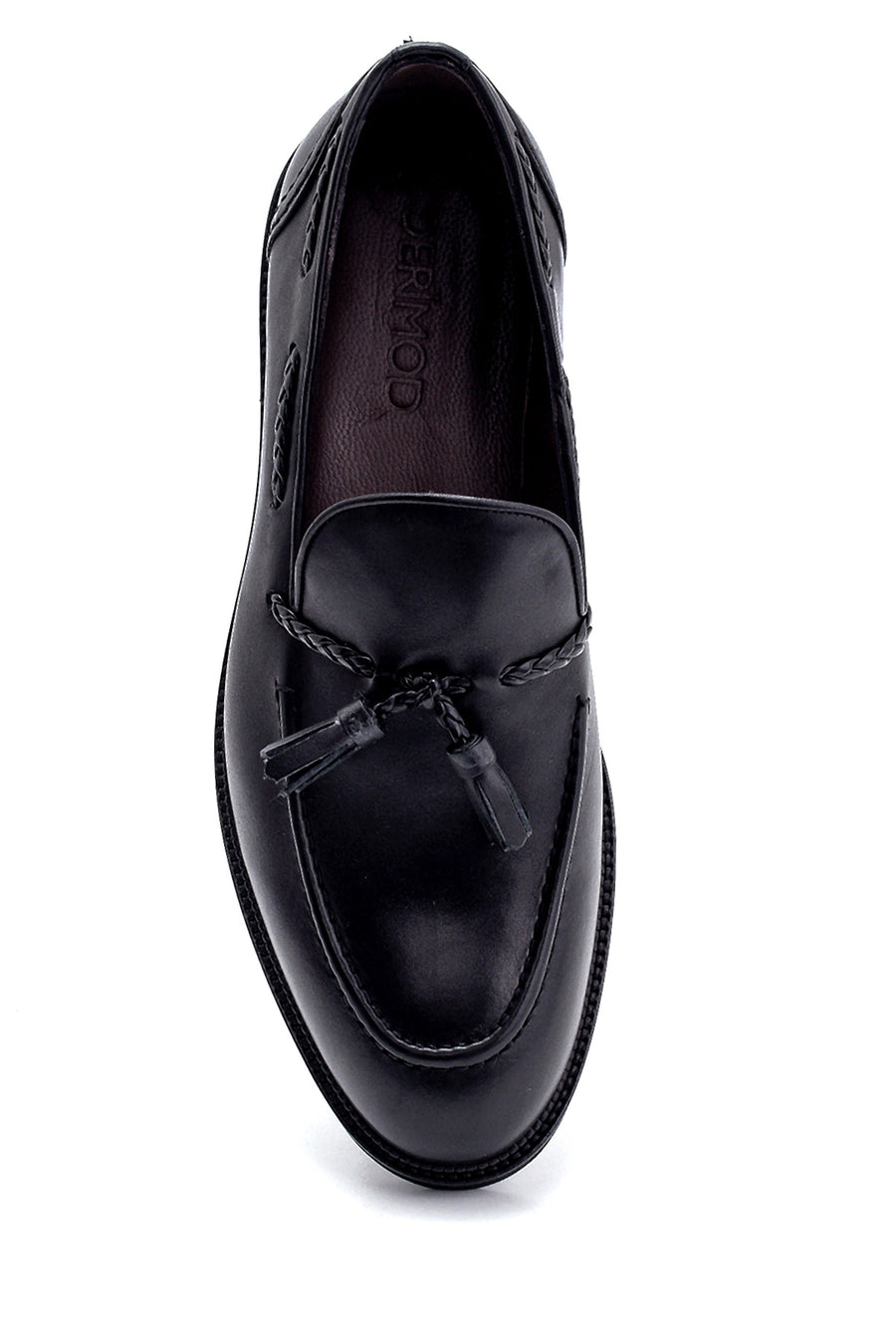 Men's Leather Tassel Detailed Loafer