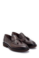 Men's Leather Tassel Detailed Loafer | Derimod