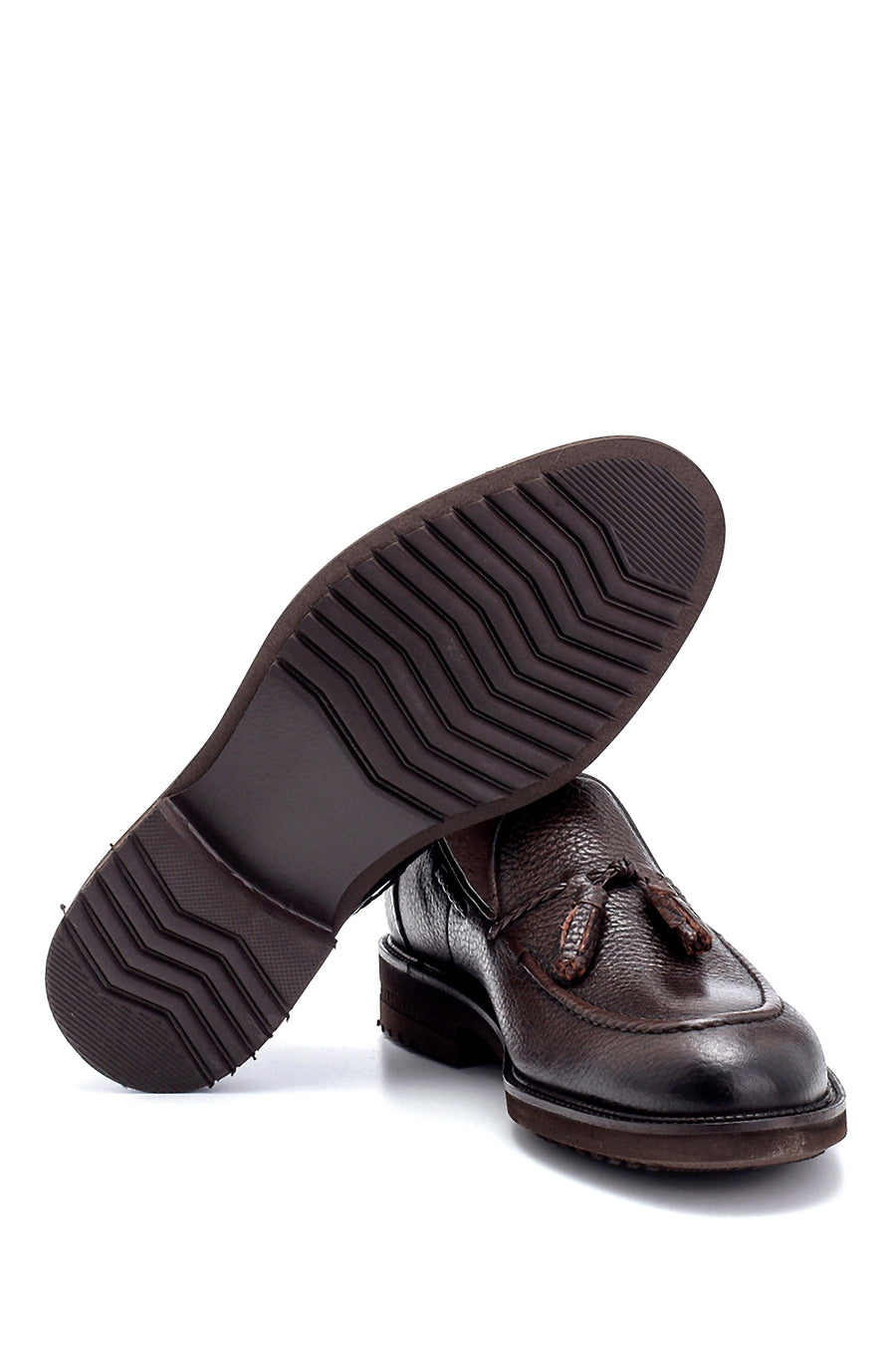 Men's Leather Tassel Detailed Loafer
