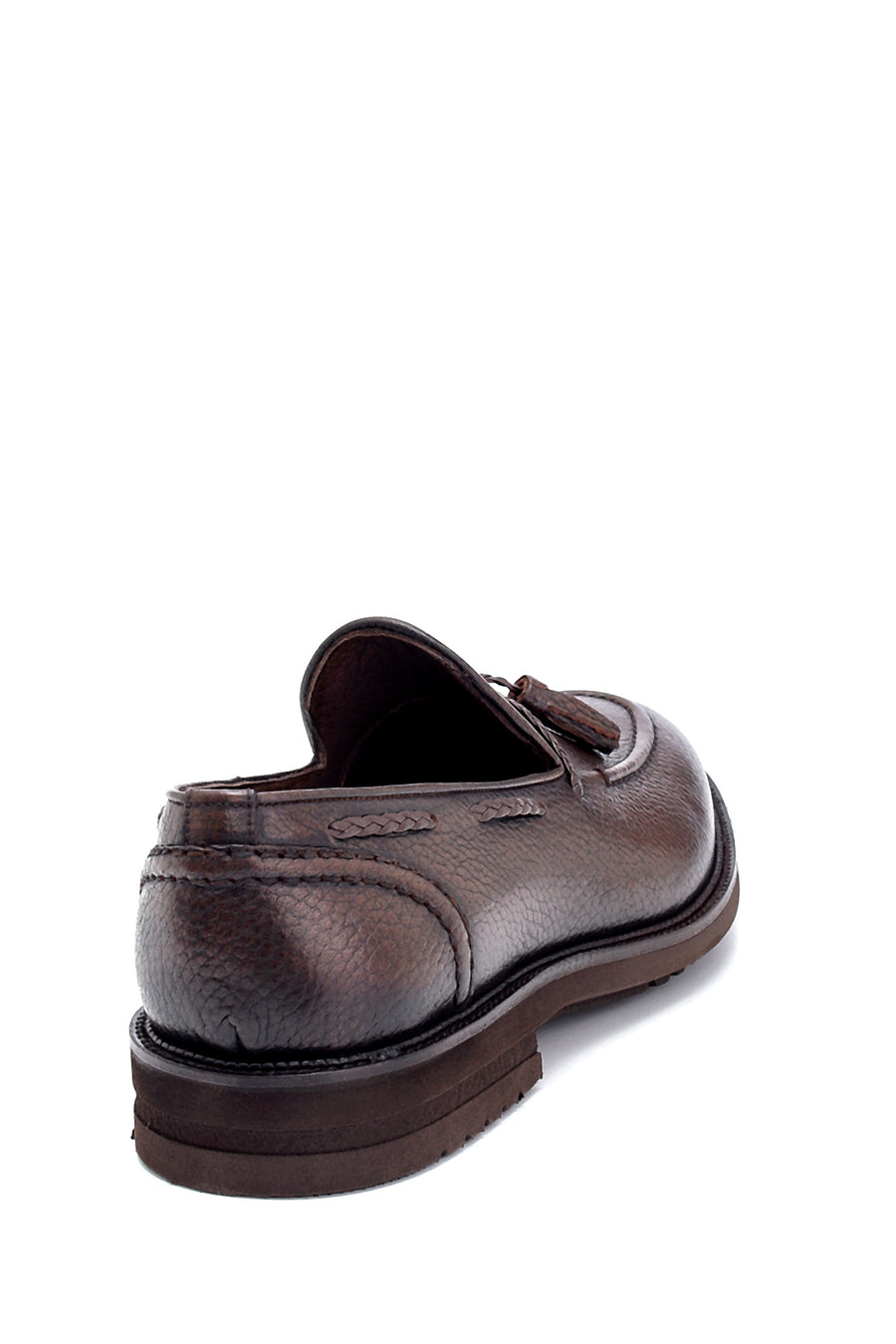 Men's Leather Tassel Detailed Loafer