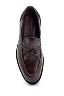 Men's Leather Tassel Detailed Loafer | Derimod