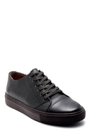 Men's Leather Printed Sneaker | Derimod