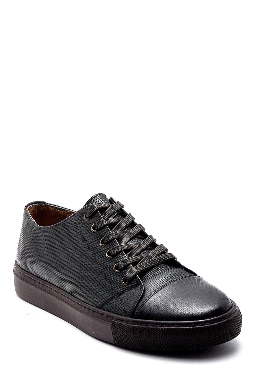 Men's Leather Printed Sneaker
