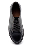 Men's Leather Printed Sneaker | Derimod