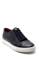 Men's Leather Printed Sneaker | Derimod