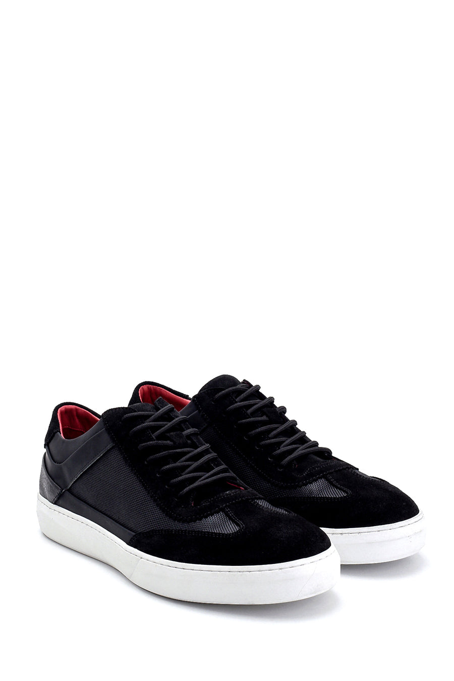 Men's Suede Detailed Leather Sneaker
