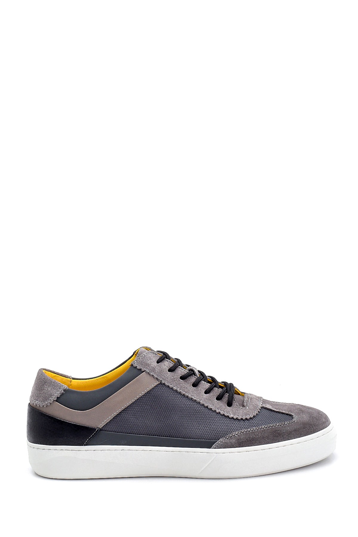 Erkek Süet Detaylı Deri Sneaker 21SFD611414 | Derimod