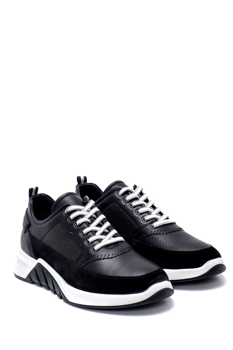 Men's Suede Detailed Leather Sneaker
