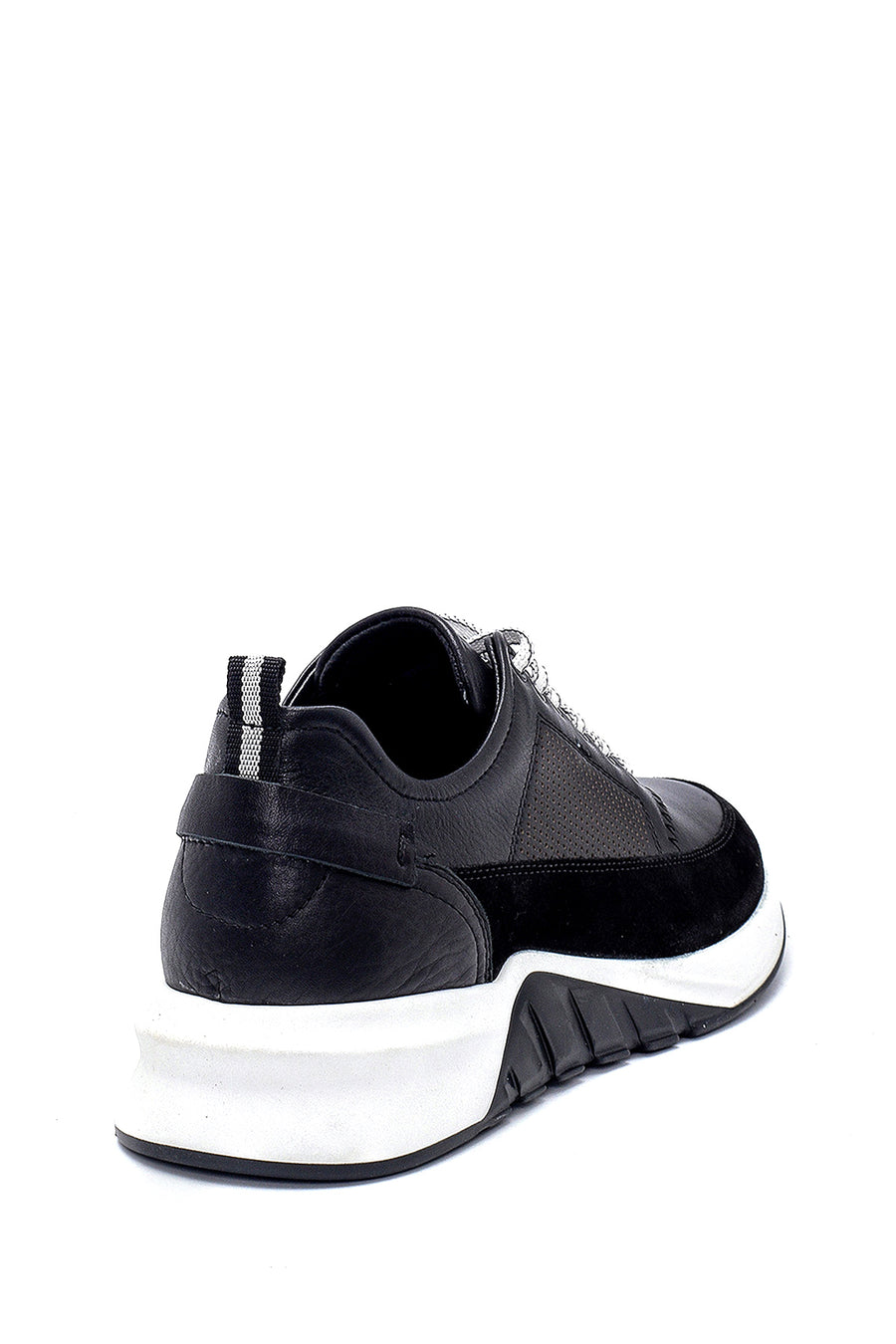 Men's Suede Detailed Leather Sneaker