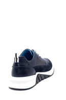 Men's Suede Detailed Leather Sneaker | Derimod