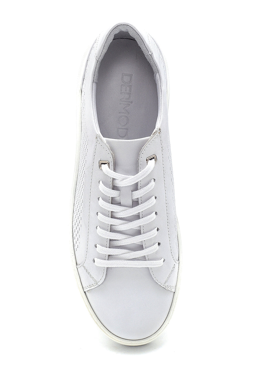 Erkek Deri Baskılı Sneaker