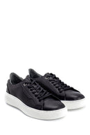 Men's Leather Printed Sneaker | Derimod