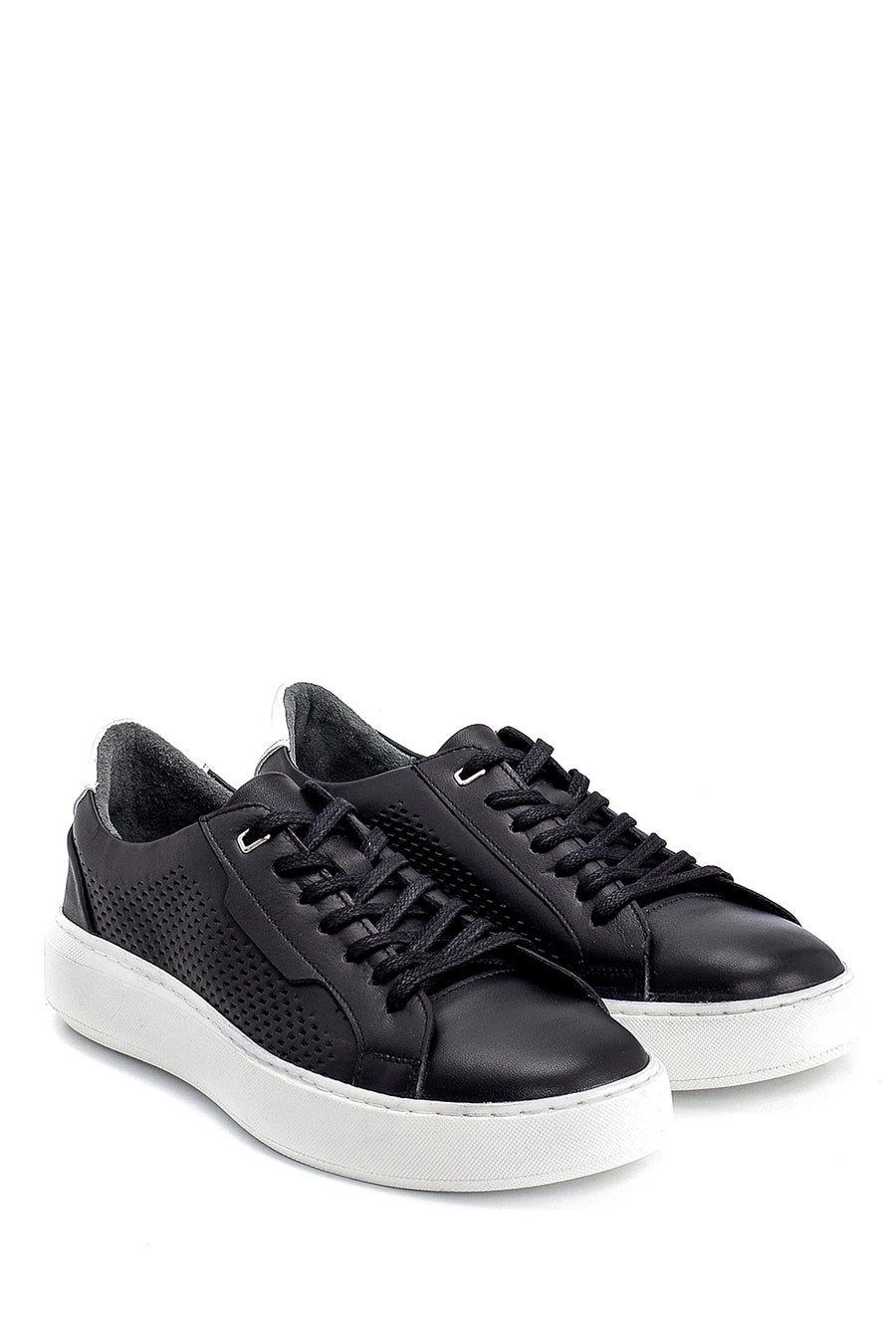 Men's Leather Printed Sneaker