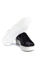 Men's Leather Printed Sneaker | Derimod