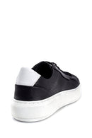 Men's Leather Printed Sneaker | Derimod